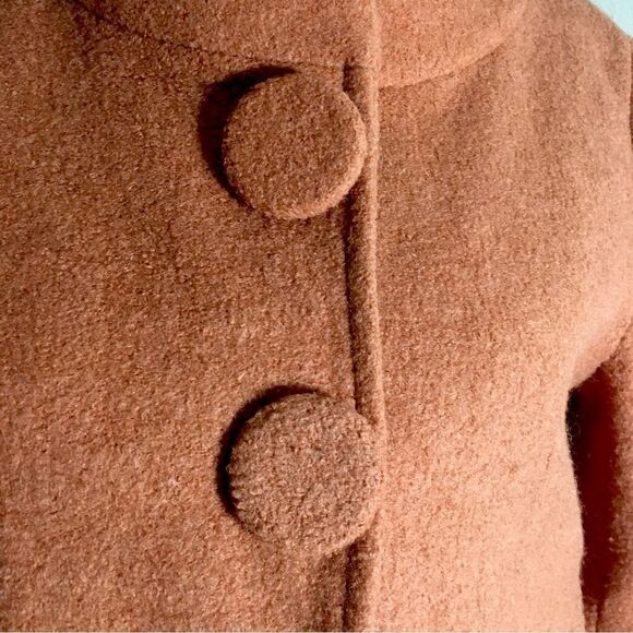 Cunkouyiyi Soft Orange Brick Coat Size M - Picture 9 of 16
